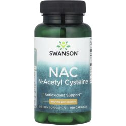 Swanson nac, n-acetil cistein 600 mg, 100 kapsula - za jetru i detoksikaciju Cene