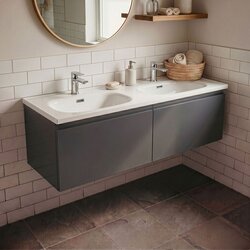 Skye_Decor Kupaonski ormarić s umivaonikom, antracit Cene