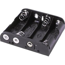 MPD BC4AAB nosilec baterij 4x Mignon (AA) kontaktni poli (D x Š x V) 61 x 57 x 15 mm, (20635996) Cene