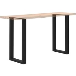 vidaXL Noge stolića za kavu U-oblika 2 kom crne 50x(90-91) cm čelik Cijene