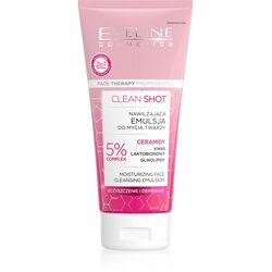 Eveline Cosmetics Clean Shot 5% Ceramidy Complex intenzivna vlažilna emulzija za umivanje 150 ml Cene