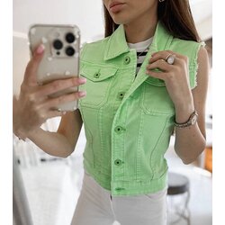 Gemre Green women's denim vest Luzzi Cijene