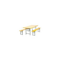 Oberon baštenski set sto + 2 klupe stout 220 x 80 Cene