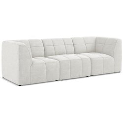 Makamii Bijela sofa od bouclé tkanine 255 cm Aloha – Cene