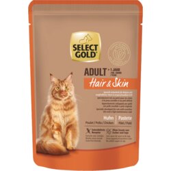 Select Gold Cat Adult Hair&Skin piletina 85 g Cene