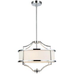Open Design OR80902 - Luster na šipci STESSO 4xE27/15W/230V prečnik 42 cm, hrom/bela Cene