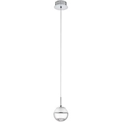 Eglo montio 1, led, 1x5w, hrom/staklo prozirno Cene