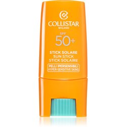 Collistar Smart Sun Protection Sun Stick SPF 50 zaščitna paličica za občutljive predele kože SPF 50 9 ml Cene