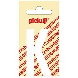 Pickup Samolepilni listki (Motiv: K, Bela, Višina: 60 mm) Cene