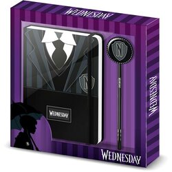 Wednesday Uniform diary + pen set Cene