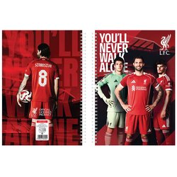 NEBULO Nebulo: Liverpool spiralna bilježnica s kvadratićima, 60 listova, format A4, 1 kom. Cene