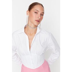 Trendyol Ecru Woven Shirts Cene