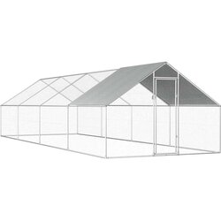  kavez za kokoši od pocinčanog čelika 2,75 x 8 x 1,92 m Cijene