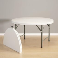  Okrugli plastični Sto 152cm sa metalnom konstrukcijom Cene