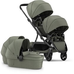 Redsbaby NUVO 2 Twin dječja kolica za blizance 2u1, Sage Cijene
