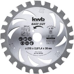 KWB easycut rezni disk za cirkular 215x30, 30Z, HM, za drvo/metal(nonFe)/plastiku, energy saving ( 49587938 ) Cene