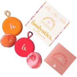 bodyotics Deluxe Soft menstrualni disk - Pink & Orange Cene