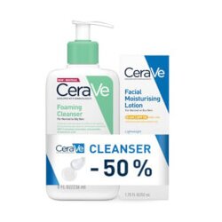 CeraVe PROMO Hidratantna njega za lice SPF50 + Pjenušavi gel Cene