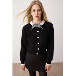 TRENDYOLMILLA Ženska košulja Twoaw26Hi00066, Crna Cene