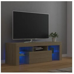  ormarić s LED svjetlima boja hrasta sonome 120 x 35 x 40 cm Cijene
