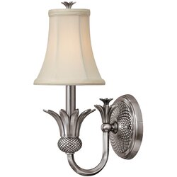 Elstead Lighting Hinkley HK-PLANT1-PL - Zidna svetiljka PLANTATION 1xE14/40W/230V mat hrom Cene