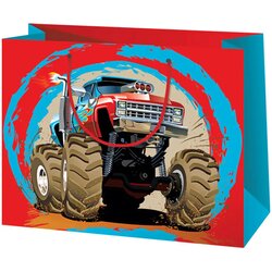 Cardex Cardex: Velika darilna vrečka z motivom Monster Truck avtomobila, 26,7x13,7x33 cm Cene