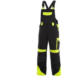 Canis Radne pantalone na tregere Sirius Brighton/ crna/žuta Cene
