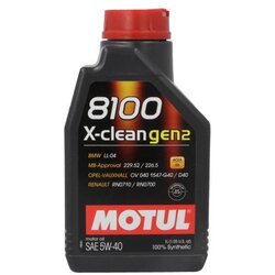 Motul 8100 x-clean gen2 5w40 1l motorno olje 109761 Cene