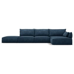 Mazzini Sofas Tamnoplava kutna garnitura (desni kut) Vanda - Cene