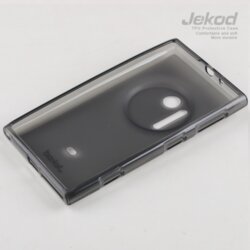 Jekod silikonski ovitek nokia lumia 1020 prozorno črn tpu/tb + zaščitna folija Cene