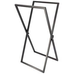 Tendance DRŽAČ PEŠKIRA SKLOPIVE KONSTRUKCIJE 85X45X37CM METAL CRNA Cene