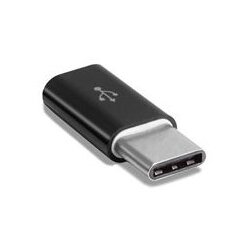 Univerzal adapter microusb na type c - črn Cene