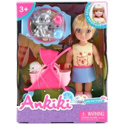 Masen Toys mala punčka s vozičkom in kužkom Cene