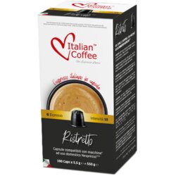 Italian Coffee espresso ristretto – 100 kapsula za nespresso® aparate Cene