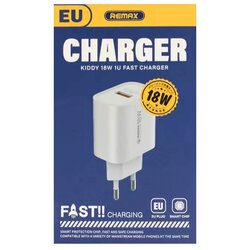 Remax Zidni punjač Kiddy RP-U119, 18W, USB-A, Bijeli Cene