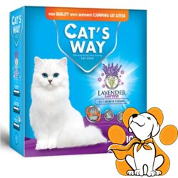 CATS WAY lavender 10l, posip za mačke sa mirisom lavande Cene