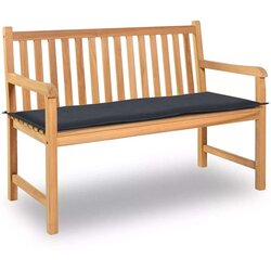  Jastuk za vrtnu klupu antracit 120 x 50 x 3 cm tkanina Oxford Cijene