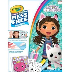 Crayola Crayola: Color Wonder - Gabina kućica za bebe set bojanki bez mrlja u mapi Cene