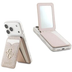 SAS CG MOBILE Novcanik Guess 4G Stand&Mirror Magsafe roze Cene