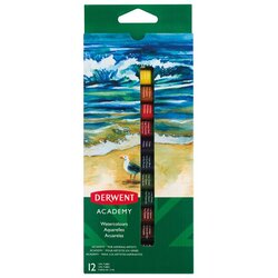 DERWENT Boja Aquarelle 12ml 12 boja Academy 2302404 blister Cene