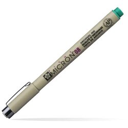 Pigma micron 08, liner, green, 29, 0.5mm ( 672040 ) Cene
