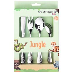 ETERNUM OTROŠKI JEDILNI PRIBOR JUNGLE, 4 DELNI SET, (22153666) Cene