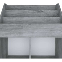 vidaXL Otroško stojalo za revije beton. sivo 71x30x114 cm iverna pl. Cene