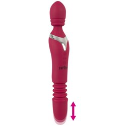 Javida Massage Wand Warming & Thrusting Vibe Red Cene