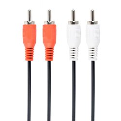 Gembird CCA-2R2R-6 audio kabal 2 x eine - 2 x eine, 1,8m kabal Cene
