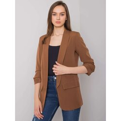 Fashion Hunters OH BELLA Brown jacket Cene