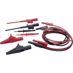 Schnepp 354 000061 varnostni merilni kabel\, komplet testna špica\, krokodil sponka\, 4 mm moški konektor 4 mm moški konektor črna\, rdeča 1 set, (20422969) Cene