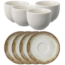  ŠALICE I TANJURIĆI SET ZA 4 OSOBE 67372-B3 SHADE EARTH Cijene