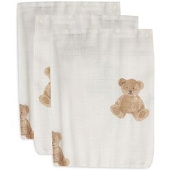 Jollein 3 dijelni set krpica za umivanje 20x15 teddy bear Cene