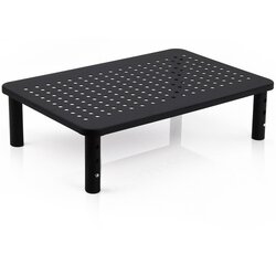 OneConcept Stalak za monitor, metalni, perforirani uzorak, 37 × 10 × 24 cm (Š × V × D) Cene